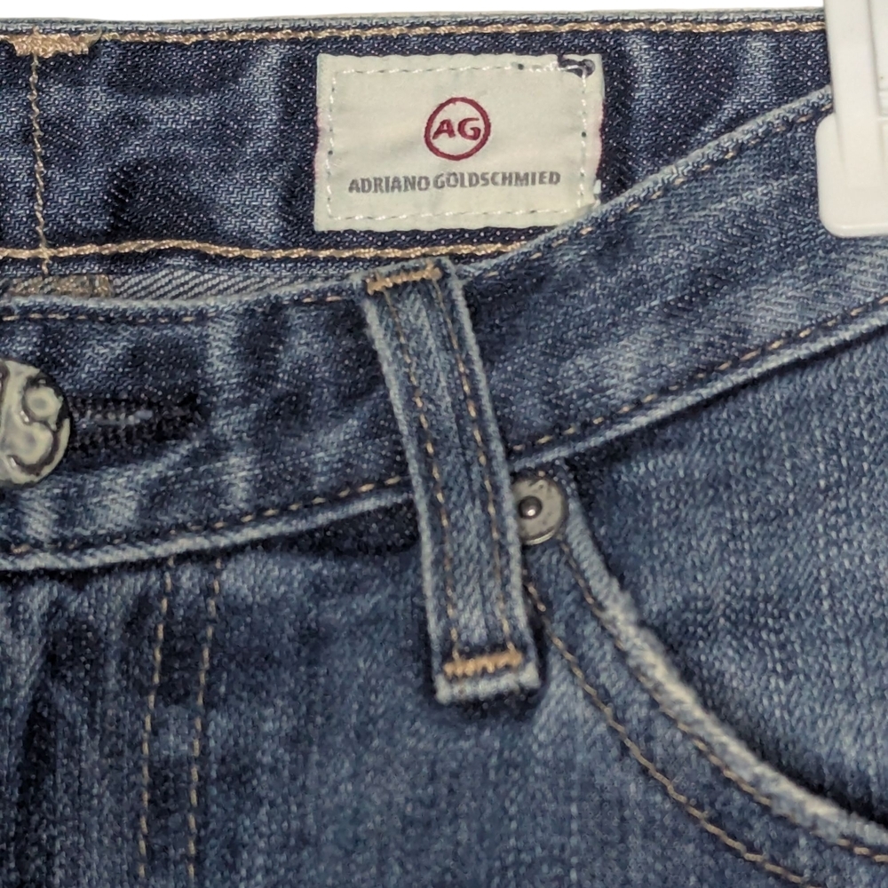 Adriano Goldschmied AG The Stilt Slim Straight Cigarette Jeans 26R Medium Wash - Picture 7 of 11
